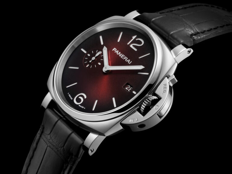 Panerai Bursts In Burgundy For Its Latest Luminor Due Addition