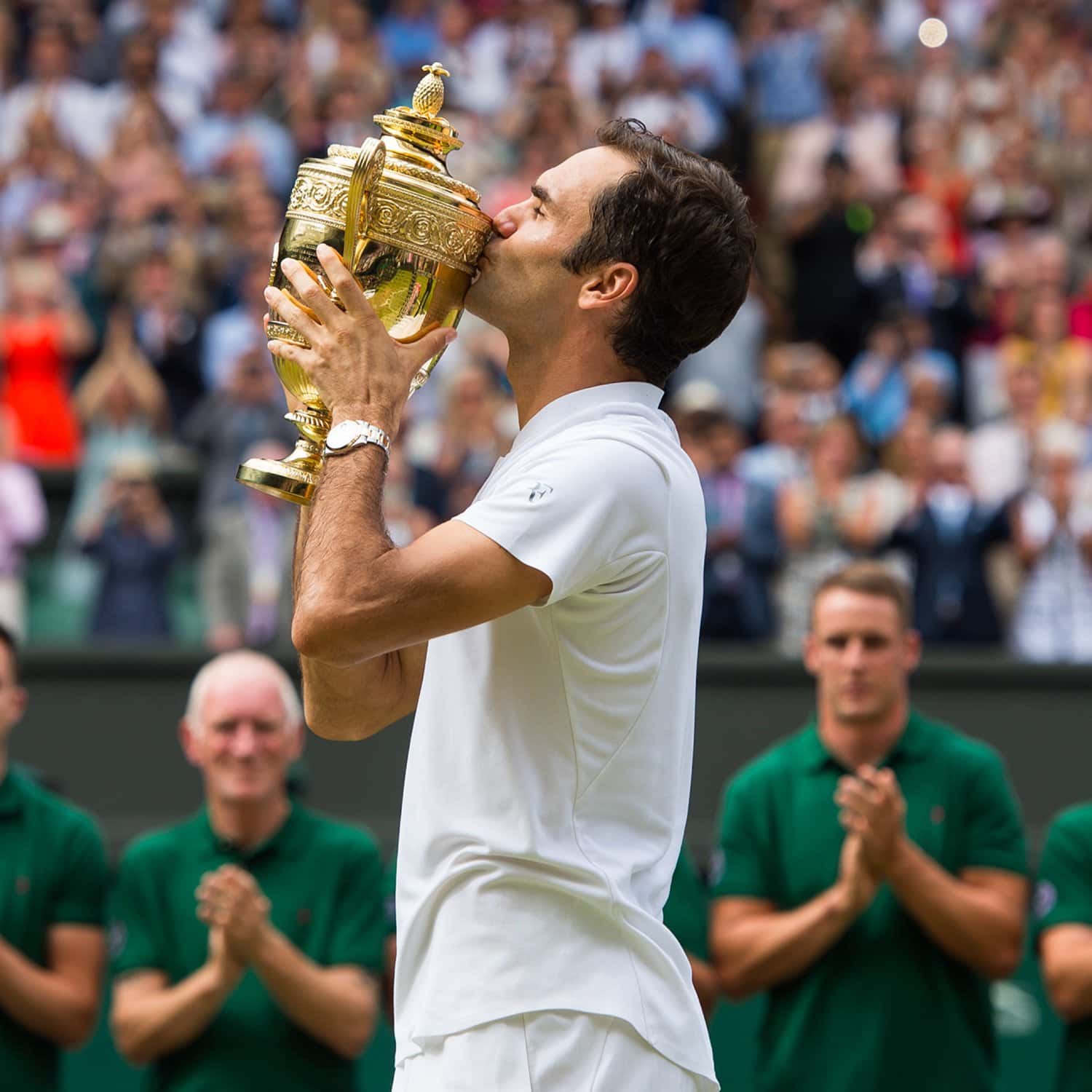 Roger Federer With His Trophy - Lucerne Roger Federer - Lucerne