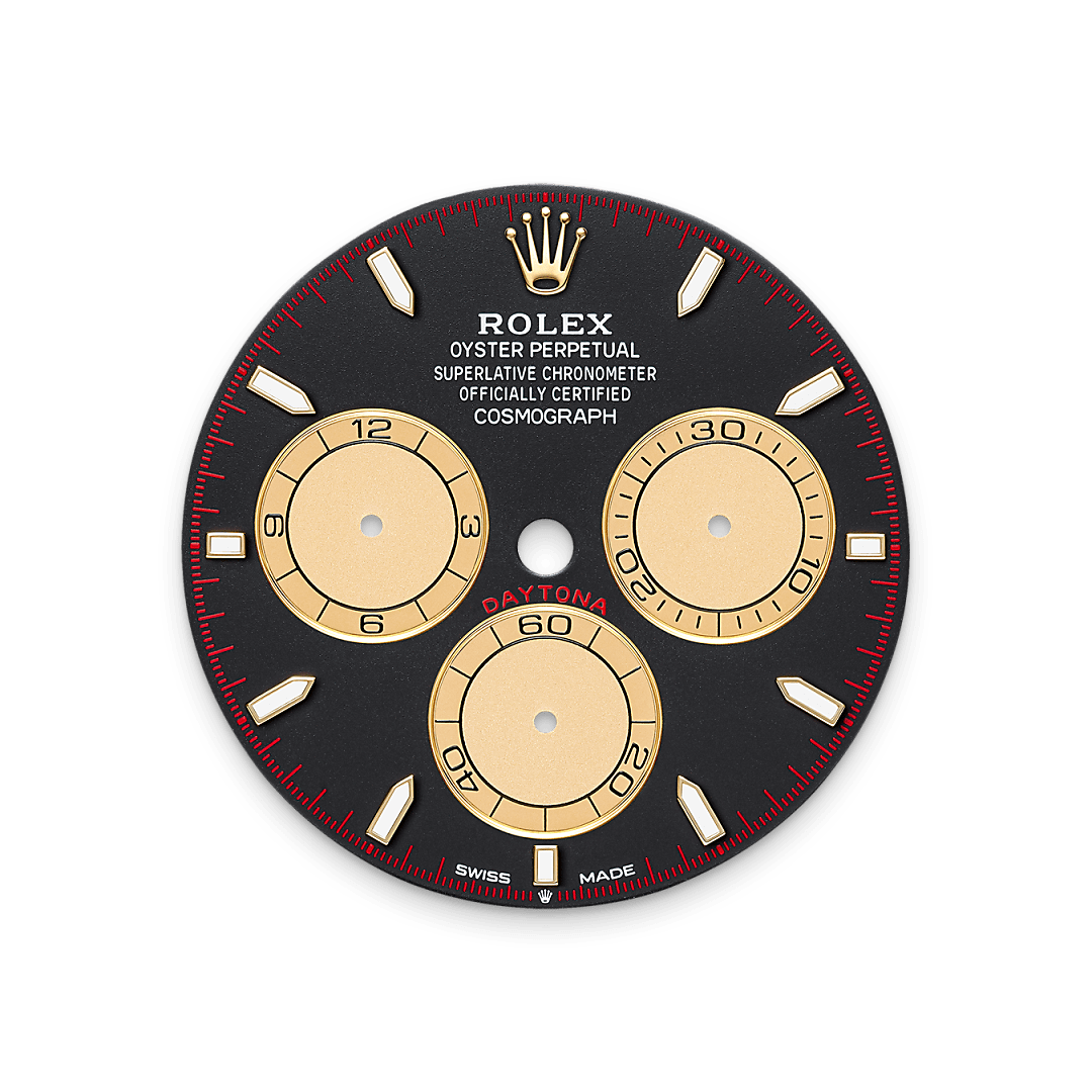 Rolex Intense black and Champagne-colour dial - Lucerne Watches