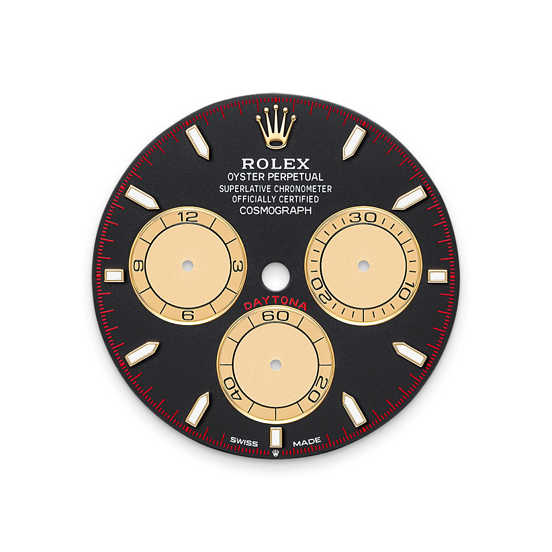 Rolex Intense black and Champagne-colour dial - Lucerne Watches