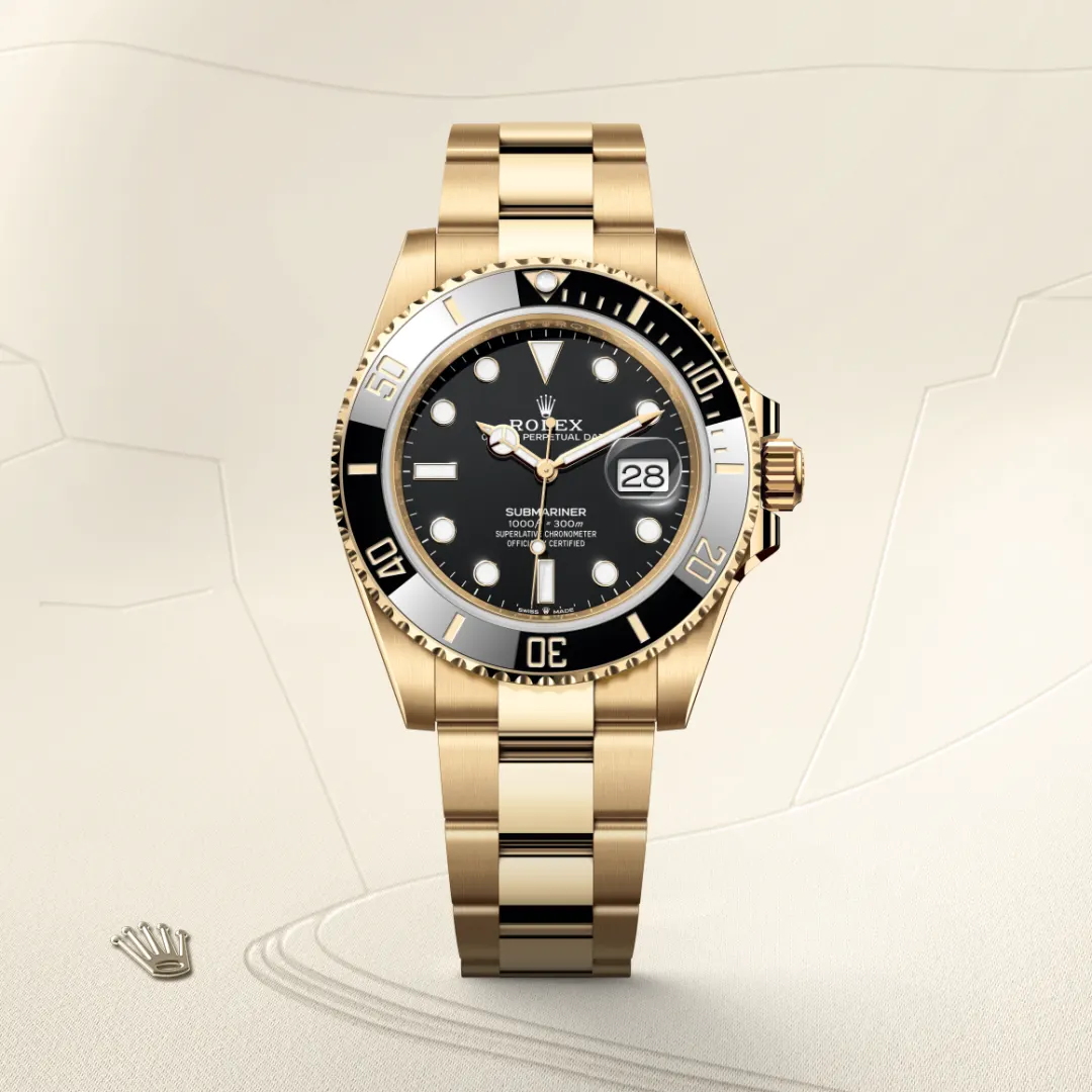 Rolex Submariner Date 18 ct yellow gold, M126618LN-0002