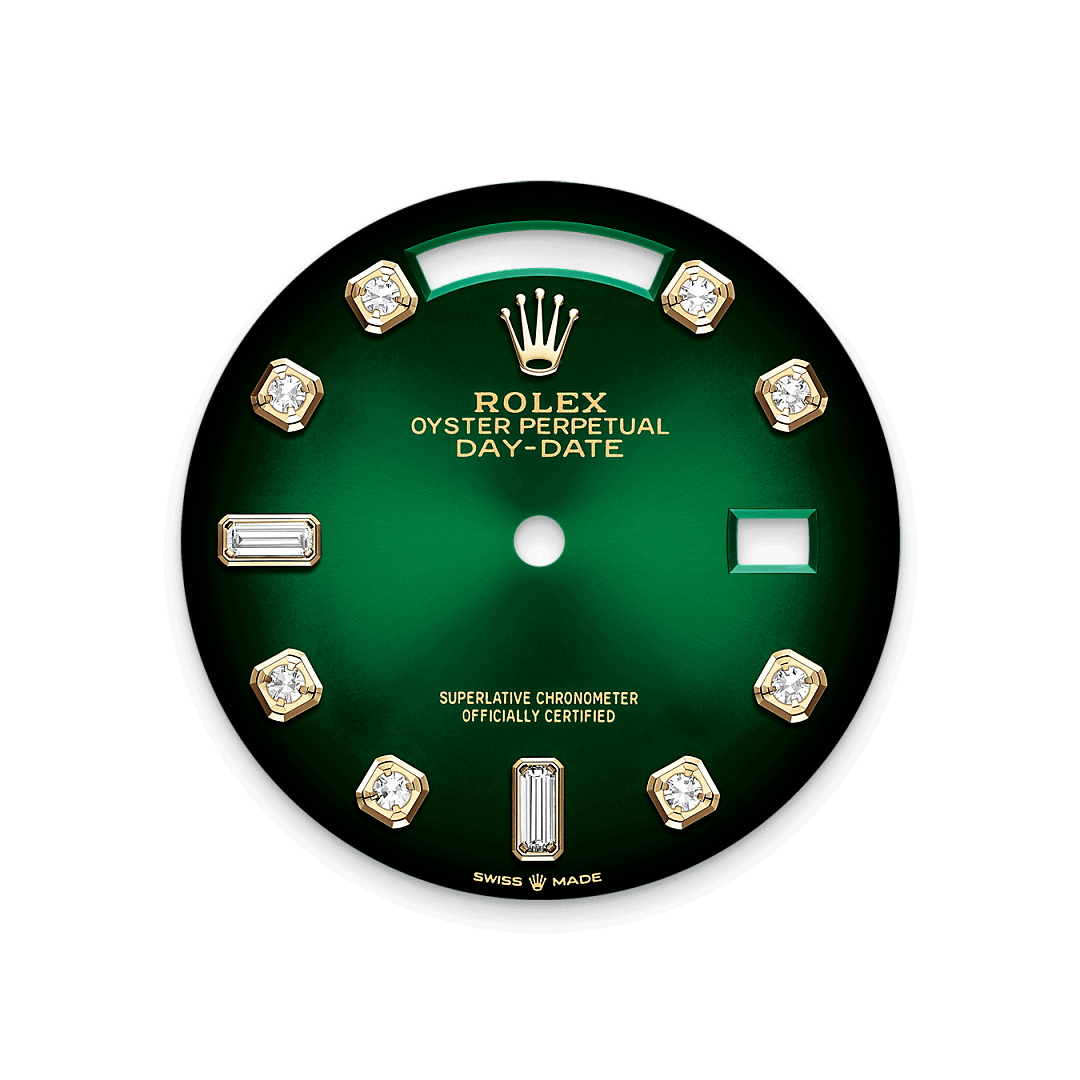 Rolex Green ombré dial - Lucerne Watches