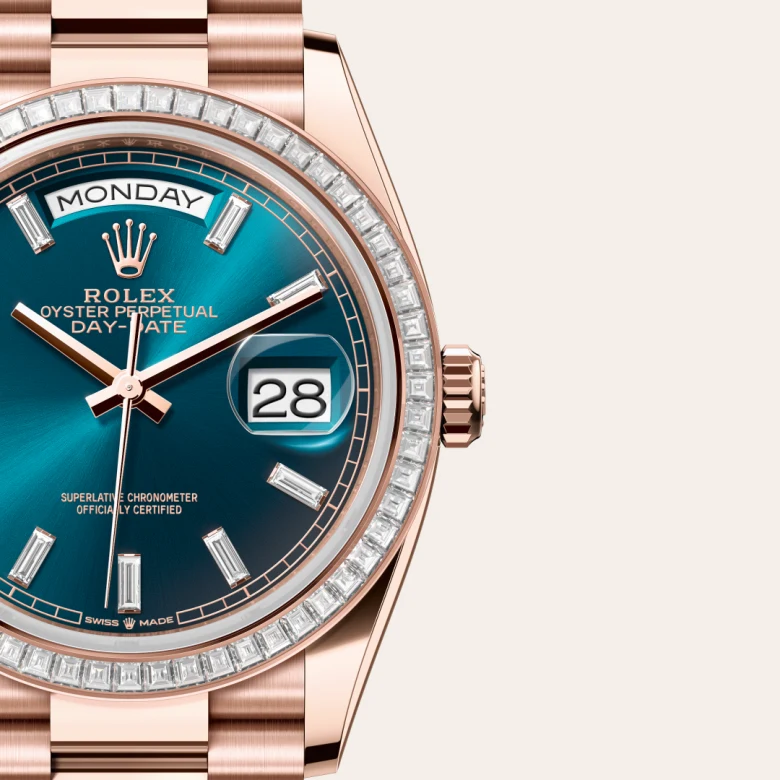 Rolex Day-Date 36 18 ct Everose gold, M128395TBR-0032