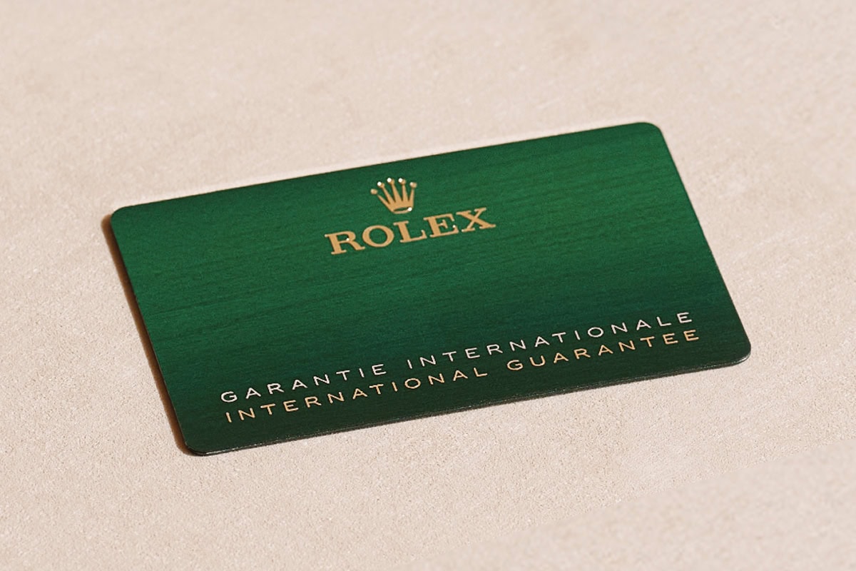 Rolex International Guarantee Card - Lucerne Watches 