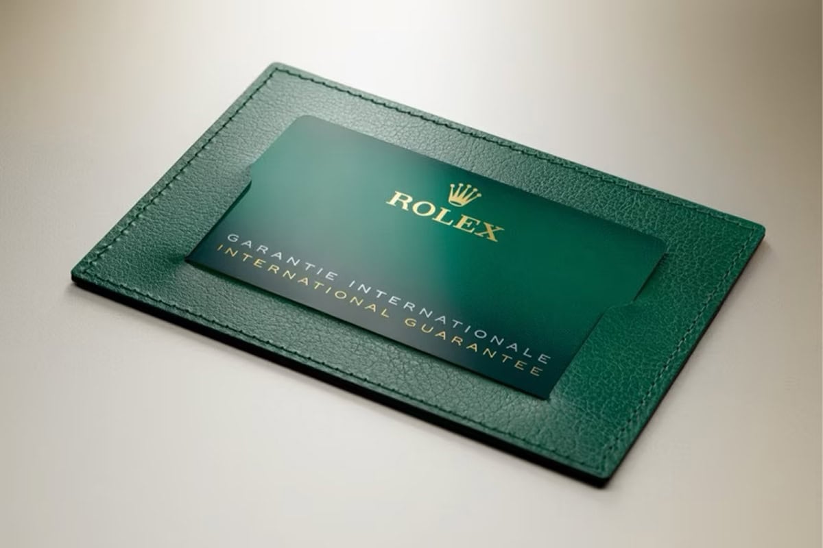 Rolex International Guarantee Card - Lucerne Rolex International Guarantee Card - Lucerne