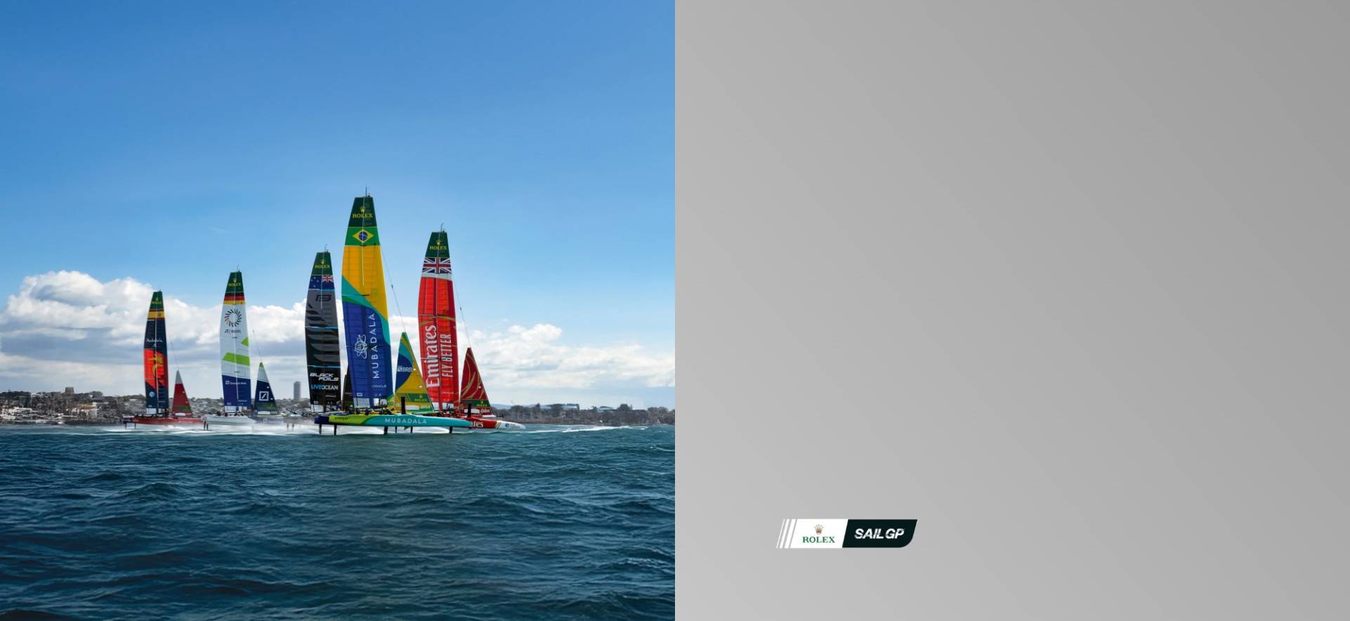 Rolex and yachting Rolex SailGP Championship Banner - Lucerne